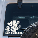 Baby On Board Sign - Koala Bear on Board Safety Warning Sign Vinyl Sticker for Car Trucks Vehicle Decal Sticker Window Décor
