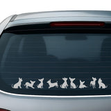 Playful Miniature dog Stickers - Set of 9 Tiny Chihuahua Decals for Car Mirrors, Laptops, Windows | Adorable Small Puppy Sticker Collection
