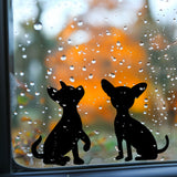 Playful Miniature dog Stickers - Set of 9 Tiny Chihuahua Decals for Car Mirrors, Laptops, Windows | Adorable Small Puppy Sticker Collection