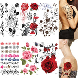 Supperb® Mix Flower Temporary Tattoos / 6-pack