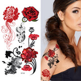 Supperb® Mix Flower Temporary Tattoos / 6-pack