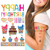 Supperb® Temporary Tattoos - Happy Birthday Temporary Tattoo