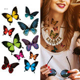 Supperb® Butterfly Temporary Tattoos / 6-pack