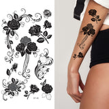 Supperb Mix Flower Temporary Tattoos Ii / 6-pack