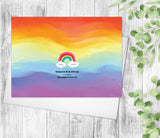 Custom Rainbow Card Better Days Will Come Thinking Of You Card Friendship Card Thank You Card